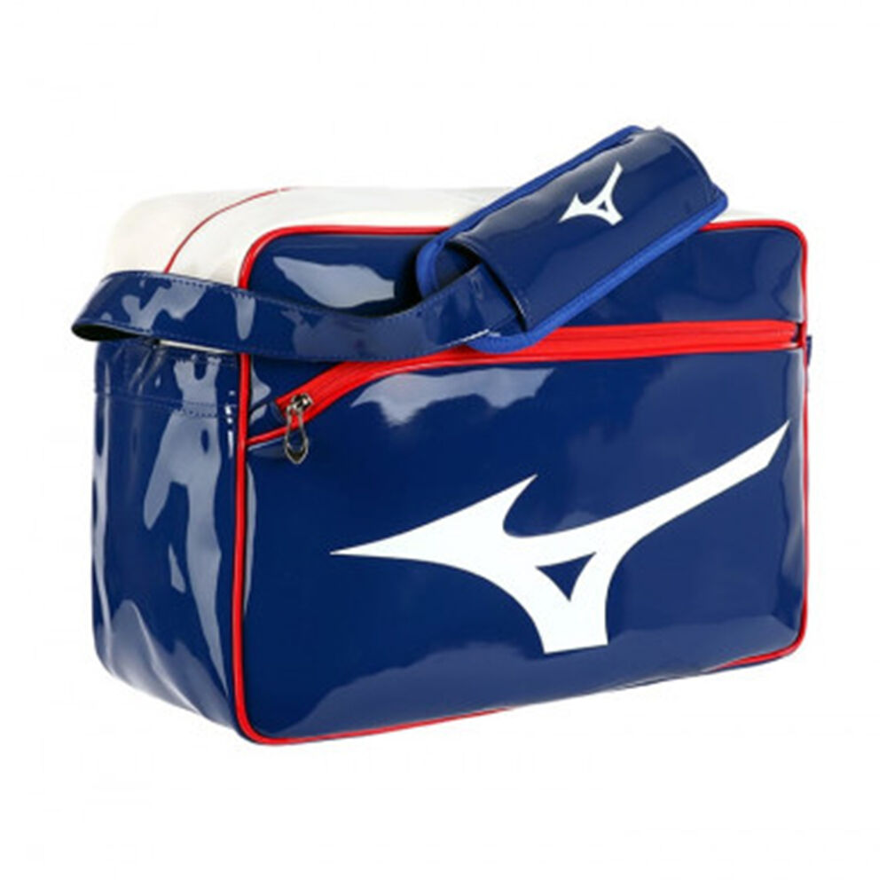 Mizuno Men's RB Enamel M Bag Blue/White/Red (33ED8F0115-RWO)